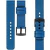 moVear Prestige C1 20mm Blue Leather strap for Huawei Watch GT 3 2 1 / Pro (43/42mm) | Blue stitching [sizes XS-XXL and buckle to choose from]