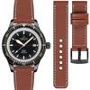 moVear Prestige C1 20mm Brown Leather strap for Certina DS PH200M C036.407.36.050.00 | Brown stitching [sizes XS-XXL]