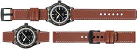 moVear Prestige C1 20mm Brown Leather strap for Certina DS PH200M C036.407.36.050.00 | Brown stitching [sizes XS-XXL]