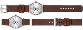 moVear Prestige C1 20mm Dark brown Leather strap for Certina DS-1 C029.807.11.031.02 | Dark brown stitching [sizes XS-XXL]