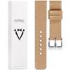 moVear Prestige C1 24mm leather watch strap | Cappuccino, Cappuccino stitching [sizes XS-XXL and buckle to choose from]