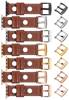 moVear Prestige R1 24mm Brown Leather strap for Apple Watch 10 / 9 / 8 / 7 / 6 / 5 / 4 / SE (46/45/44mm) & Ultra (49mm) | Brown stitching [sizes XS-XXL and buckle to choose from]