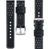 moVear Prestige R2 26mm leather watch strap | Black, Black stitching [sizes XS-XXL and buckle to choose from]