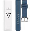 moVear Prestige S1 19mm Leather strap for watch | Blue Jeans [buckle to choose from]