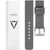 moVear Prestige S1 20mm Leather strap for Amzfit GTS / Bip / Zeep Gray [sizes XS-XXL and buckle to choose from]