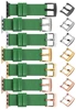 moVear Prestige S1 20mm Leather strap for Apple Watch 10 / 9 / 8 / 7 / 6 / 5 / 4 / SE (42/41/40mm) Green [adapter and buckle to choose from]