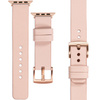 moVear Prestige S1 20mm Leather strap for Apple Watch 10 / 9 / 8 / 7 / 6 / 5 / 4 / SE (46/45/44mm) & Ultra (49mm) Flesh pink [adapter and buckle to choose from]