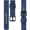 moVear Prestige S1 22mm Leather strap for watch | Navy blue [buckle to choose from]