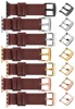 moVear Prestige S1 24mm Leather strap for Apple Watch 10 / 9 / 8 / 7 / 6 / 5 / 4 / SE (46/45/44mm) & Ultra (49mm) Auburn [adapter and buckle to choose from]