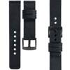 moVear Prestige S1 26mm Leather strap for watch | Black [buckle to choose from]