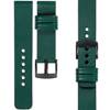 moVear Prestige S1 26mm Leather strap for watch | Bottle green [buckle to choose from]