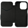 moVear flipSide 4C Leather case for Apple iPhone 15 Pro (6.1") | Smooth leather (Black)