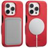 moVear flipSide 4C Leather case for Apple iPhone 15 Pro (6.1") | Smooth leather (Red)