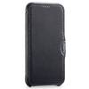 moVear flipSide C Leather case for Apple iPhone Xs MAX (6.5") | Nappa leather (Black)