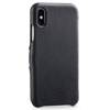 moVear flipSide C Leather case for Apple iPhone Xs MAX (6.5") | Nappa leather (Black)