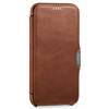 moVear flipSide C Leather case for Apple iPhone Xs / X (5.8") | Vintage leather (Brown)