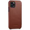 moVear flipSide S Leather slim case for Apple iPhone 11 Pro (5.8") | Nappa leather (Brown)