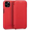 moVear flipSide S Leather slim case for Apple iPhone 12 Pro / 12 (6.1") | Nappa leather (Red)