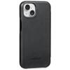 moVear flipSide S Leather slim case for Apple iPhone 13 (6.1") | Smooth leather (Black)