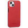 moVear flipSide S Leather slim case for Apple iPhone 13 Mini (5.4") | Smooth leather (Red)