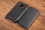 moVear flipSide S Leather slim case for Samsung Galaxy S9 (5.8") | Nappa leather (Black)