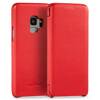 moVear flipSide S Leather slim case for Samsung Galaxy S9 (5.8") | Nappa leather (Red)