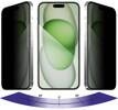 moVear mBOX GLASS mSHIELD 2.5D MAX privacy for Apple iPhone 16 Plus / 15 Plus (6.7") (Anti spy, with Applicator)