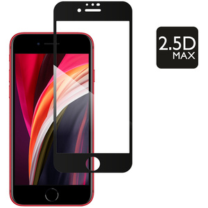 moVear GLASS mSHIELD 2.5D MAX für Apple iPhone SE (2022 / 2020) / 8 / 7 (4.7") (Handyhülle freundlich)