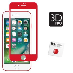 moVear GLASS mSHIELD 3D PRO kompatibel mit iPhone 7 | Panzerglas Schutzfolie, Gehärtetes Glas vollständige Abdeckung, 9H