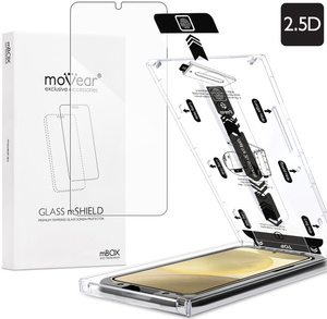 moVear mBOX GLASS mSHIELD 2.5D für Samsung Galaxy S24+ (Plus) (6.7") (einfache Installation)