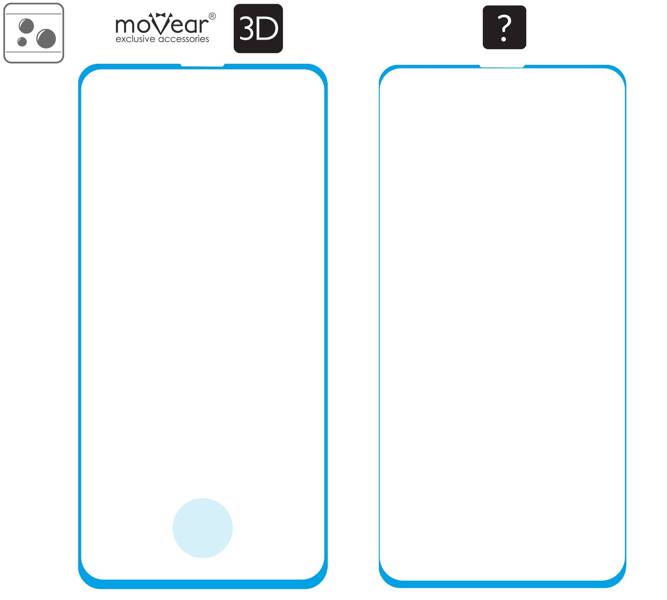2 Stk. | moVear GLASS mSHIELD 3D für Samsung Galaxy S10+ (Plus) (6.4") (Vollbildschutz)