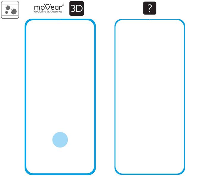 2 Stk. | moVear GLASS mSHIELD 3D für Samsung Galaxy S20 (6.2") (Vollbildschutz)