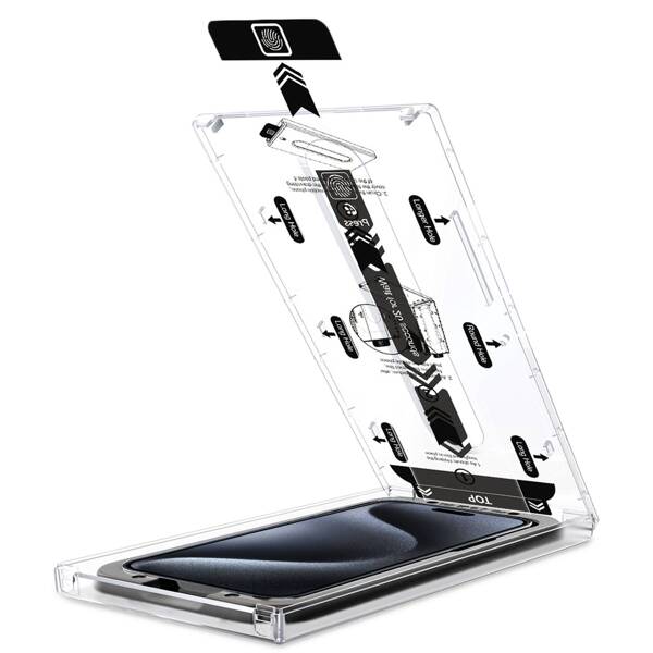 2 Stk. | moVear mBOX GLASS mSHIELD 3D PRO für Apple iPhone 15 Pro Max (6.7") (einfache Installation)