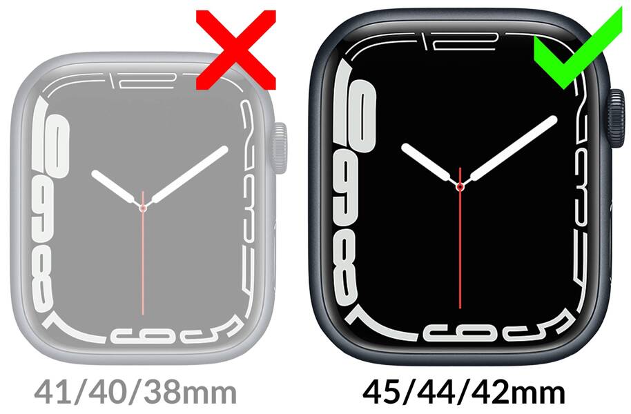 moVear | 18mm Uhrenarmbandadapter für Apple Watch 9/8/7/6/SE/5/4/3/2/1 (45/44/42mm) & Ultra (49mm) | Silber Rostfreier Stahl