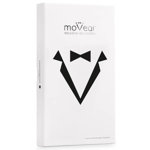 moVear flipSide 4C Leder Handyhülle für Apple iPhone 15 (6,1") | Glattleder (Schwarz)