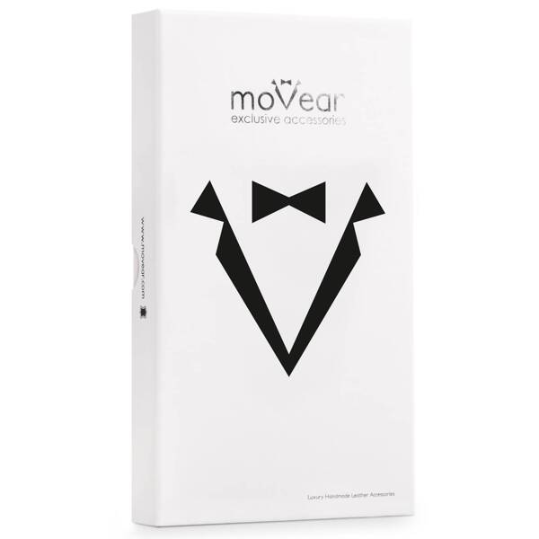 moVear flipSide C Leder Handyhülle für Apple iPhone 11 (6.1") | Nappaleder (Dunkelbraun)