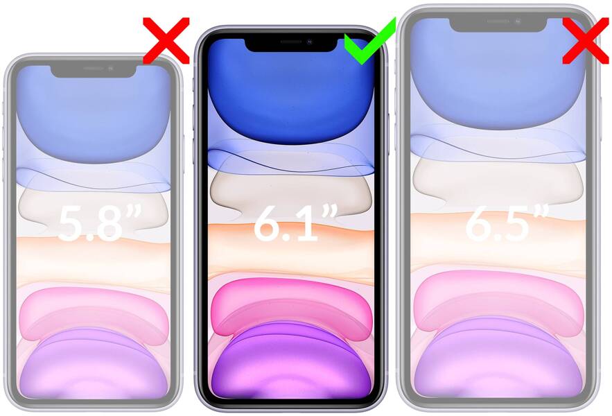 moVear mBOX GLASS mSHIELD 2.5D MAX privacy für Apple iPhone 11 / Xr (6.1") (Anti-Spionage, mit Applikator)