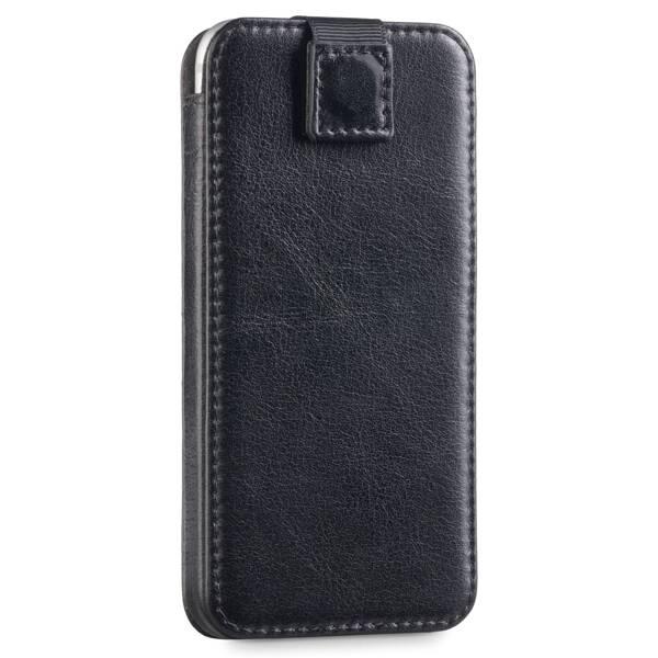 moVear pocketCase C+ Einschubtasche aus Leder für Apple iPhone 11 Pro MAX / Xs MAX / 11 / XR / 8/7/6 Plus | Vintage Leder (Schwarz)