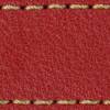 Gurt C1 18mm | Rot / Gold Thread | Lederteile ohne Schnalle