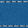 Gurt C1 20mm | Blau / Silber Thread | Lederteile ohne Schnalle