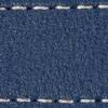 Gurt C1 20mm | Navy blau / Silber Thread | Lederteile ohne Schnalle