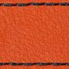 Gurt C1 20mm | Orange / Schwarz Thread | Lederteile ohne Schnalle