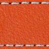 Gurt C1 20mm | Orange / Silber Thread | Lederteile ohne Schnalle