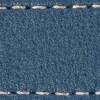 Gurt C1 22mm | Blaue Jeans / Silber Thread | Lederteile ohne Schnalle