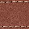 Gurt C1 22mm | Braun / Roségold Thread | Lederteile ohne Schnalle
