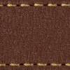 Gurt C1 22mm | Dunkelbraun / Gold Thread | Lederteile ohne Schnalle