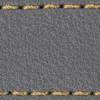 Gurt C1 22mm | Grau / Gold Thread | Lederteile ohne Schnalle