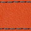 Gurt C1 22mm | Orange / Graphit Thread | Lederteile ohne Schnalle