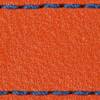 Gurt C1 22mm | Orange / Navy blau Thread | Lederteile ohne Schnalle