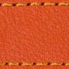 Gurt C1 22mm | Orange / Orange Thread | Lederteile ohne Schnalle